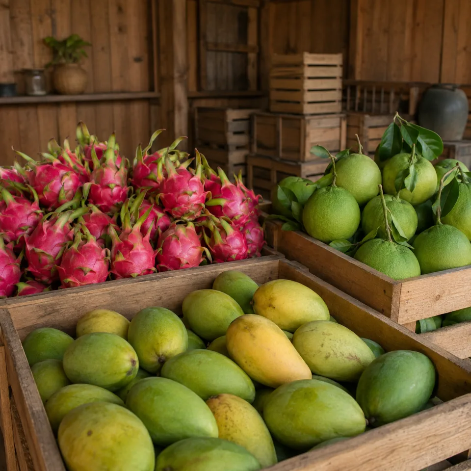 Cận cảnh quả chín trên cành